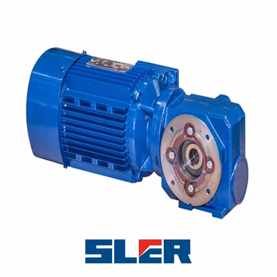 중공 출력축이 있는 웜기어